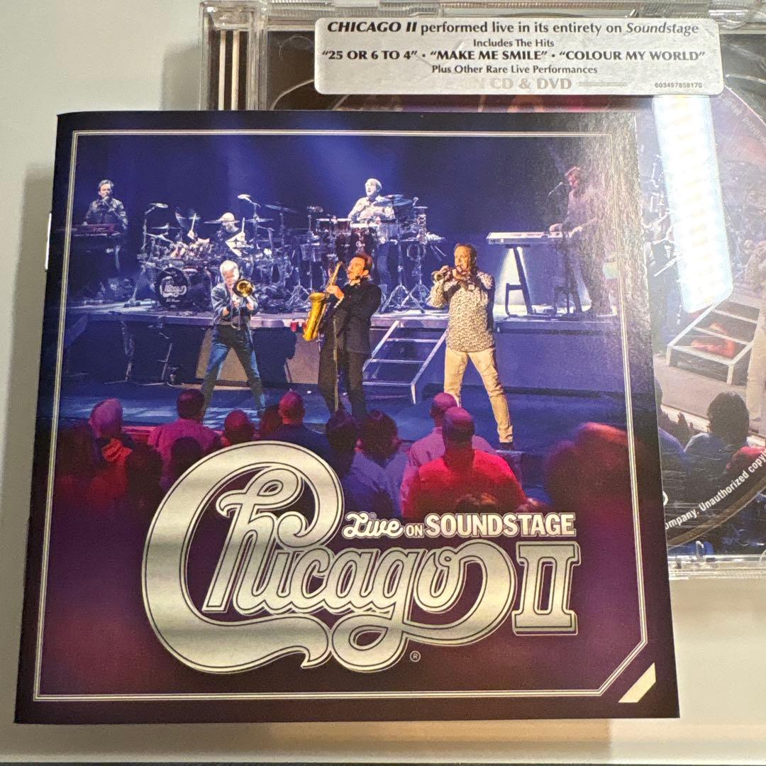 洋楽 Chicago II Live on Soundstage CD + DVD