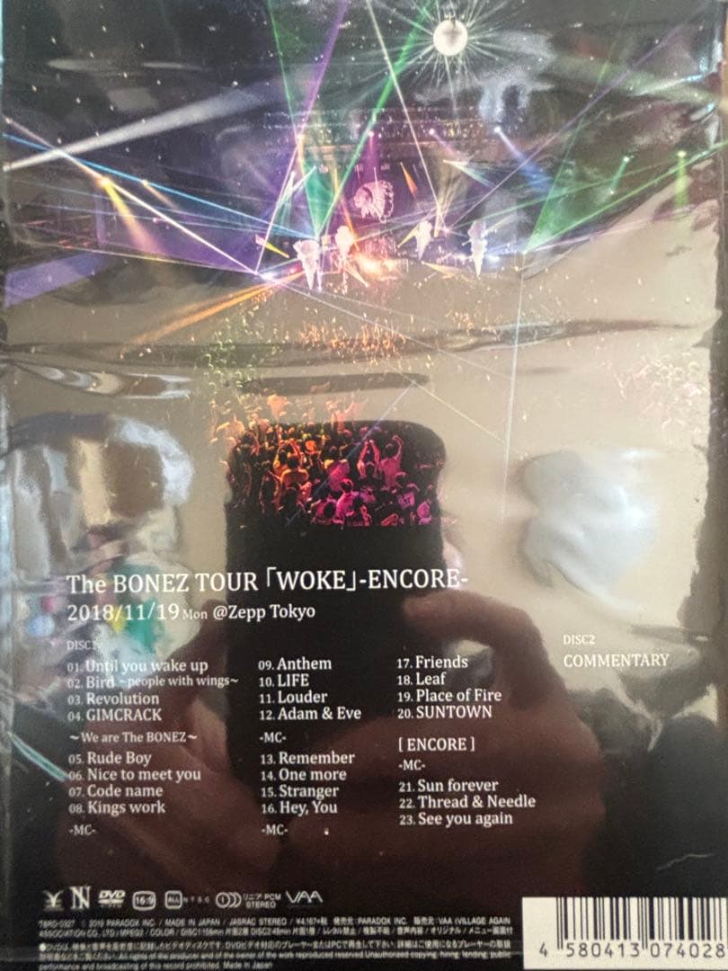 新品 The BONEZ TOUR [WOKE] ENCORE DVD ポスター