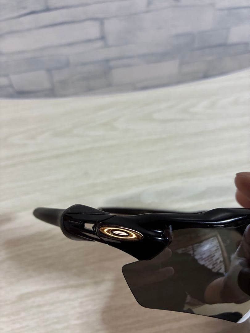 オークリー　レーダーEV パス　ブラック×ゴールド OAKLEY レンズ美品