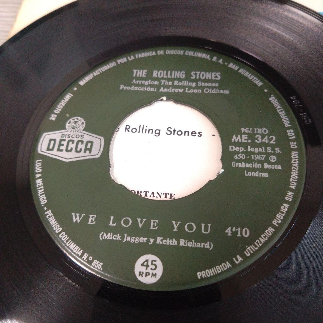 The Rolling Stones WE LOVE YOU スペイン盤レコード