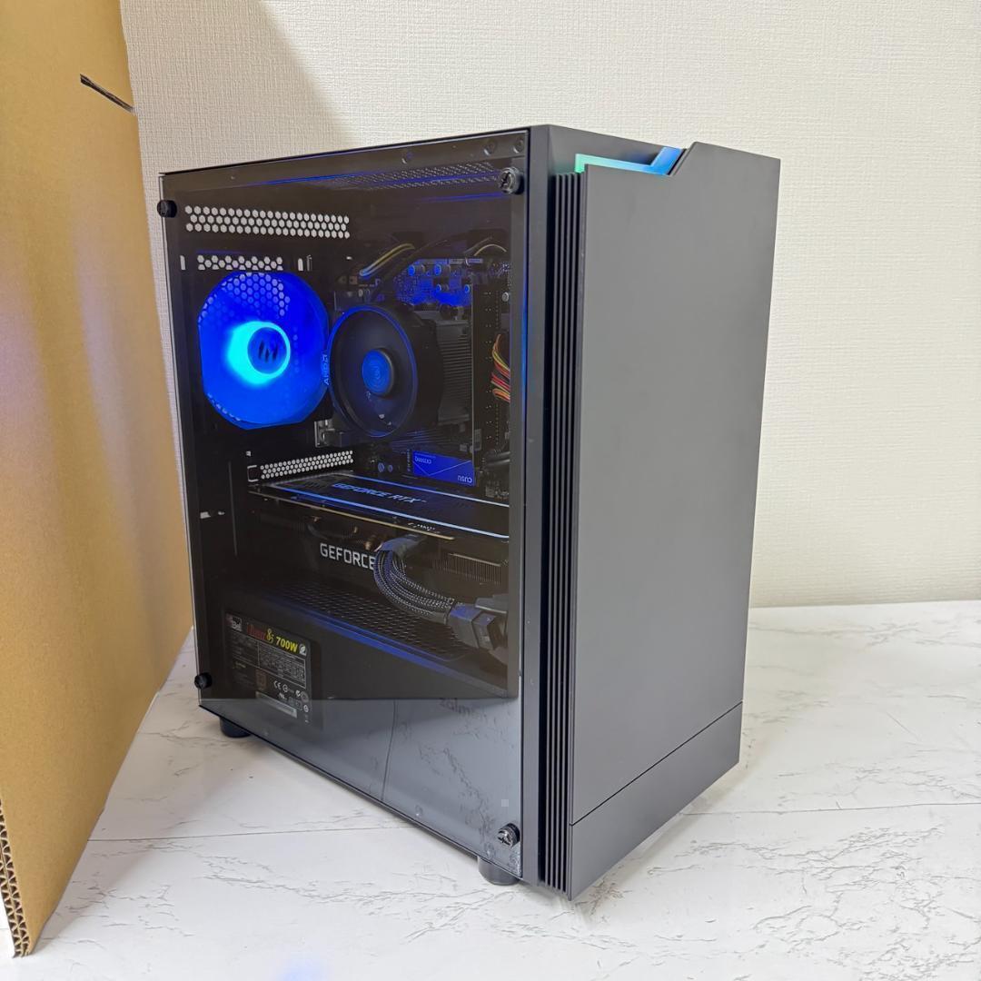 【即納激安ブラックモデル】RTX4070Ti搭載ゲーミングPCフルセット✨R7