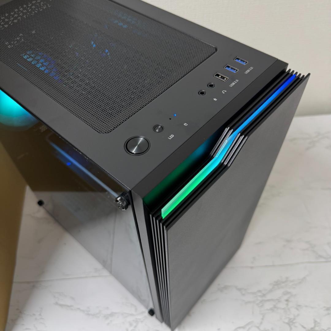 【即納激安ブラックモデル】RTX4070Ti搭載ゲーミングPCフルセット✨R7