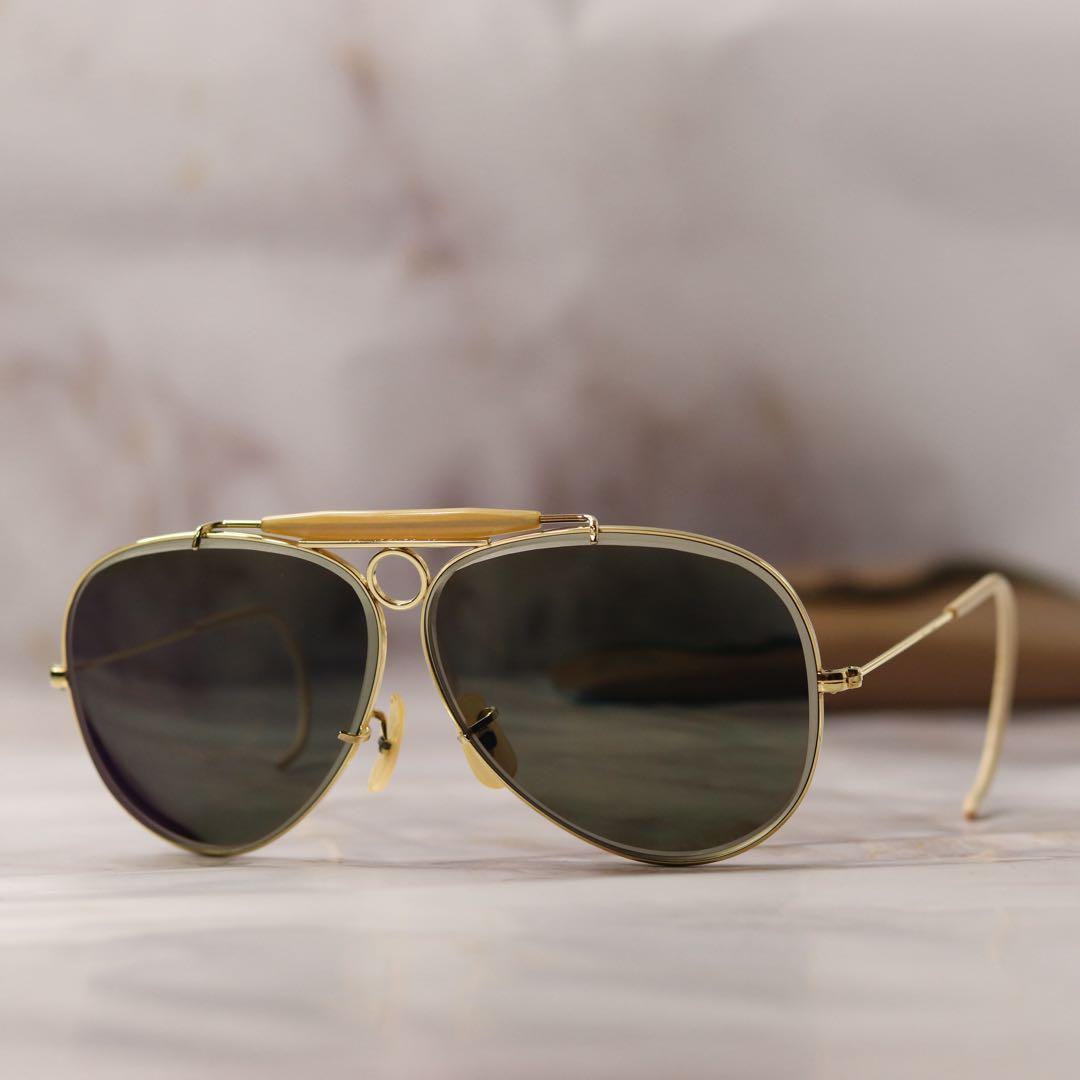 ray ban ティアドロップ y2k パイロット サングラス ケース付き