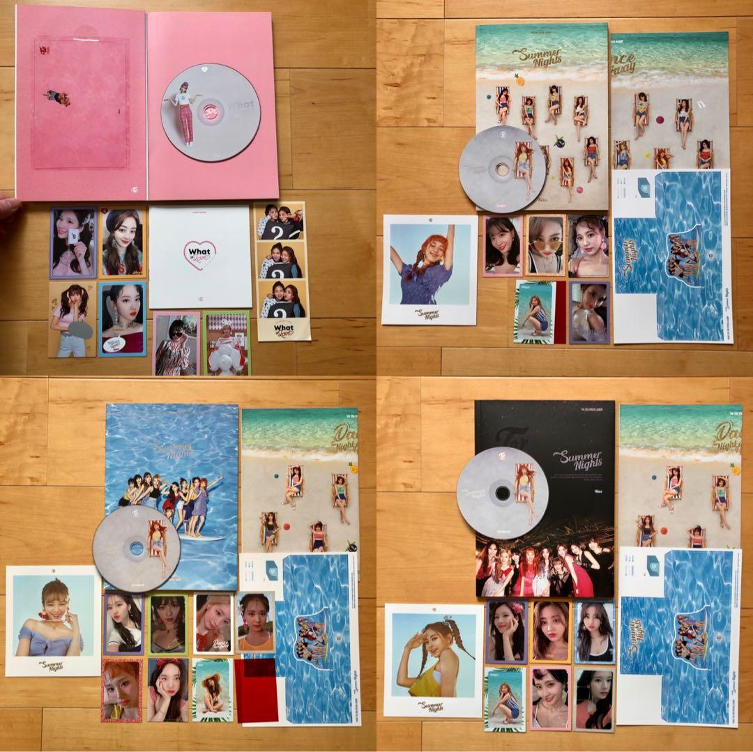 TWICE CD トレカ付 アルバム セット まとめ売り