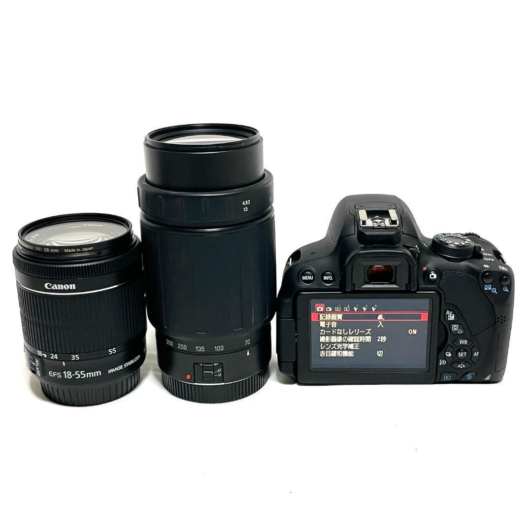 軽快操作で安心☘️ Canon EOS Kiss X7i 入門Wレンズセット