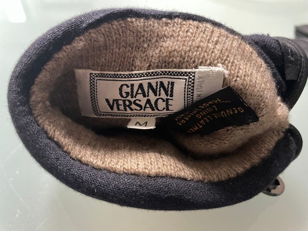 GIANNI VERSACE レザーグローブ