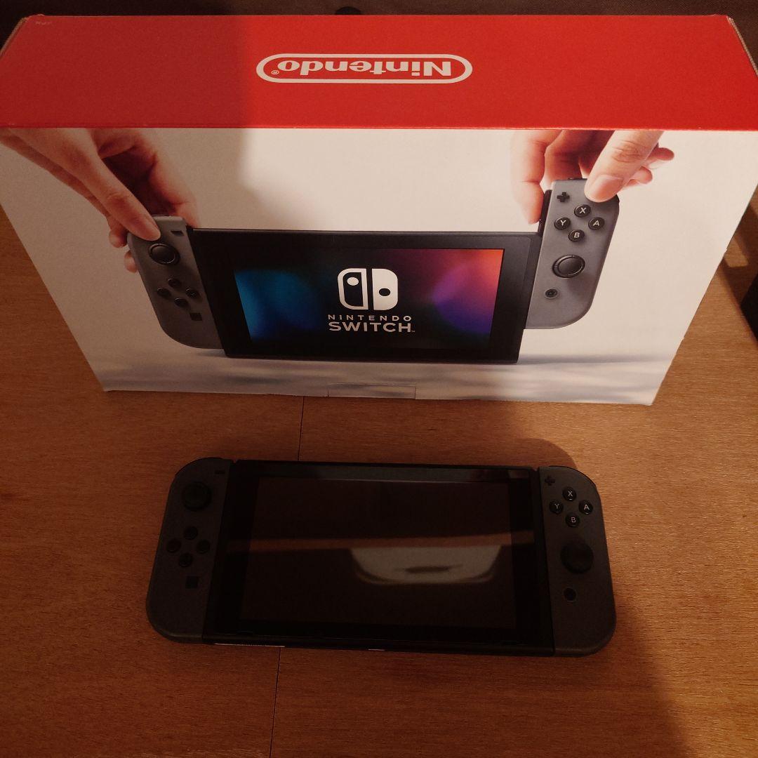 Nintendo Switch 本体 グレー ジョイコン付属