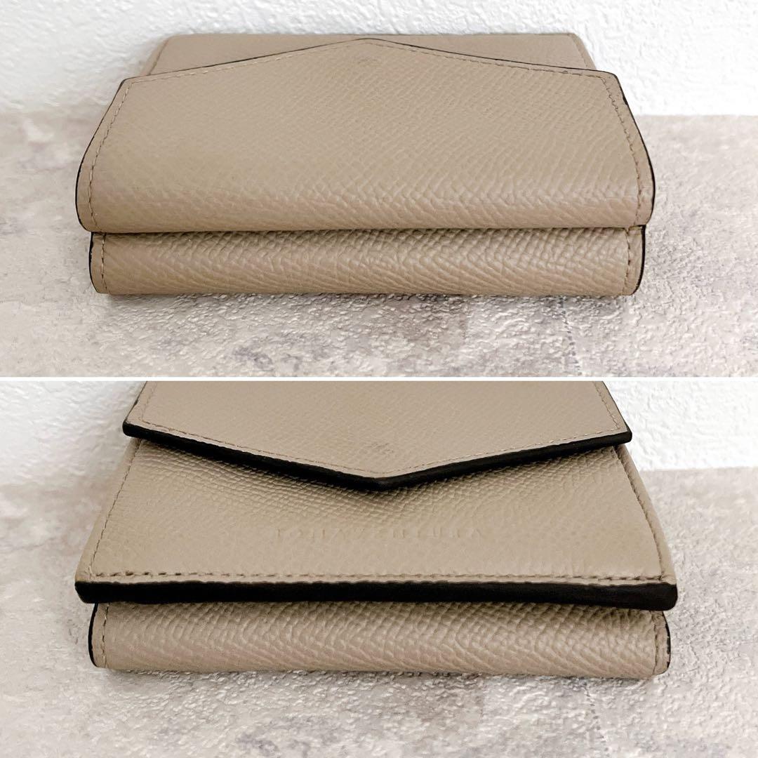 美品✨BONAVENTURA ノブレッサ スモールウォレット グレージュ