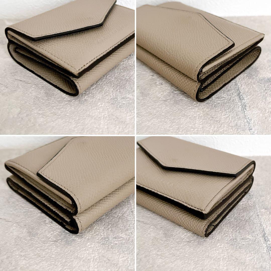 美品✨BONAVENTURA ノブレッサ スモールウォレット グレージュ