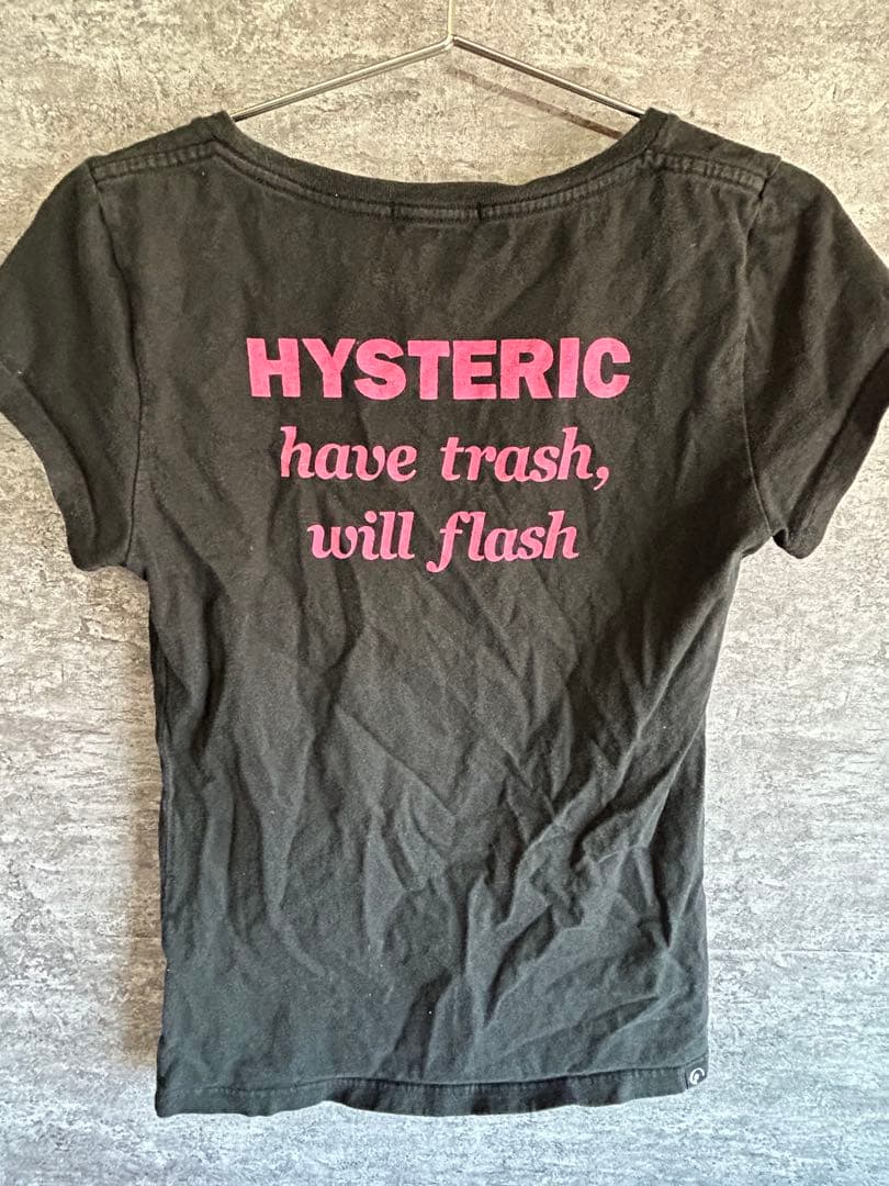 HYSTERIC グラフィックTシャツ ブラック/ピンク