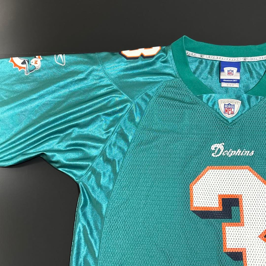 美品 NFL Reebok マイアミ ドルフィンズ ユニフォーム アメフト M