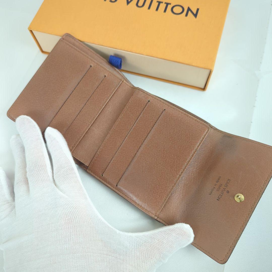 LOUISVUITTON ルイヴィトン モノグラム 三つ折り 財布 コンパクト