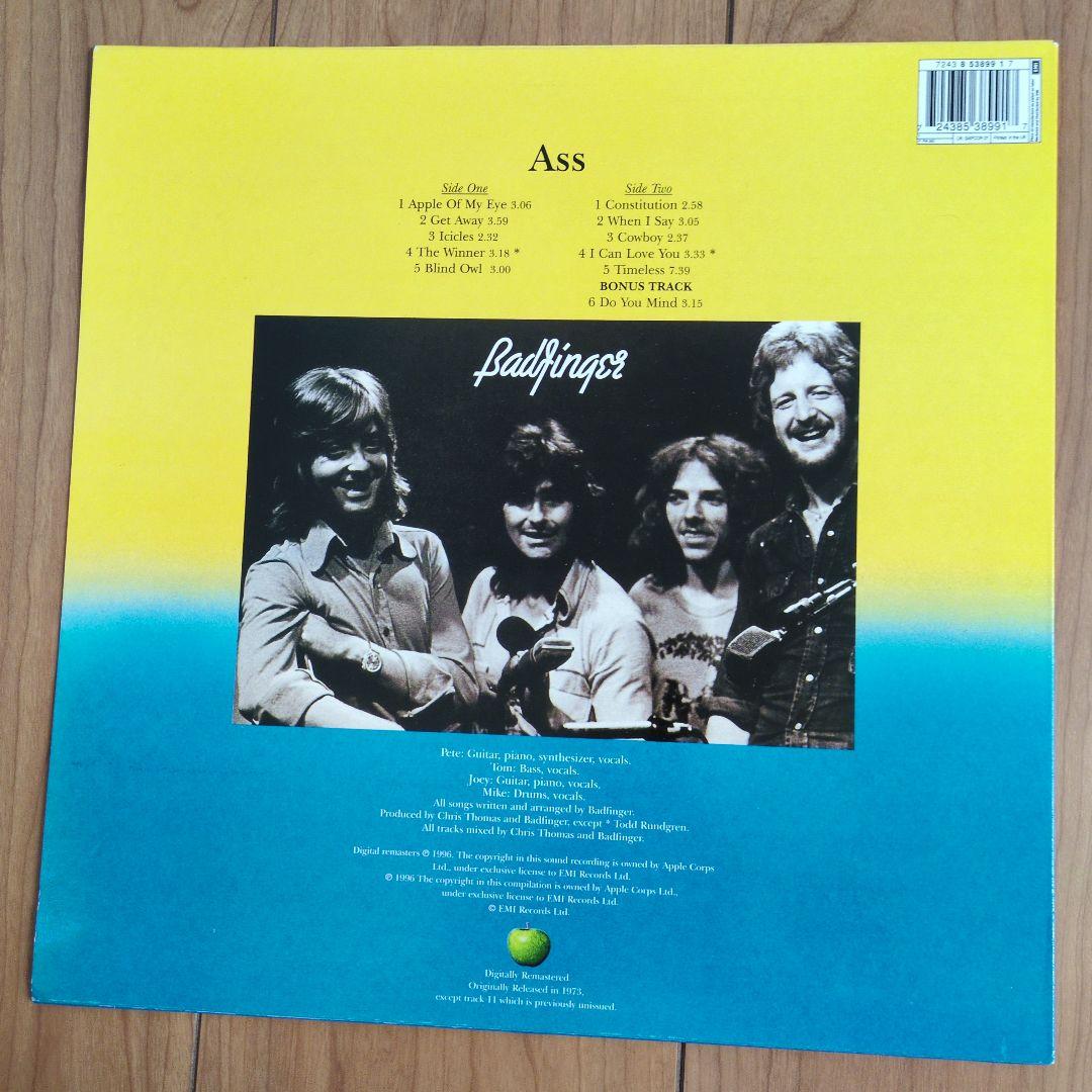 美品 UKオリジナル盤 Badfinger Ass バッドフィンガー レコード