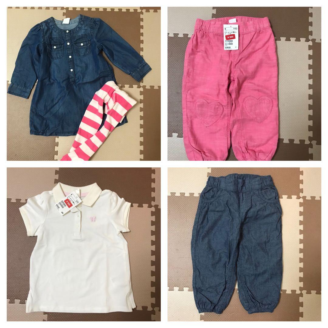 まとめ売り 女の子 90サイズ ミキハウス、キムラタンなど