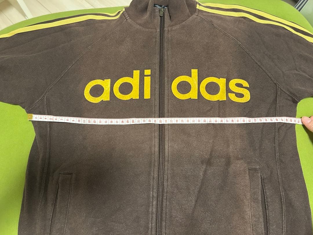 adidas ブラウン トラックジャケット