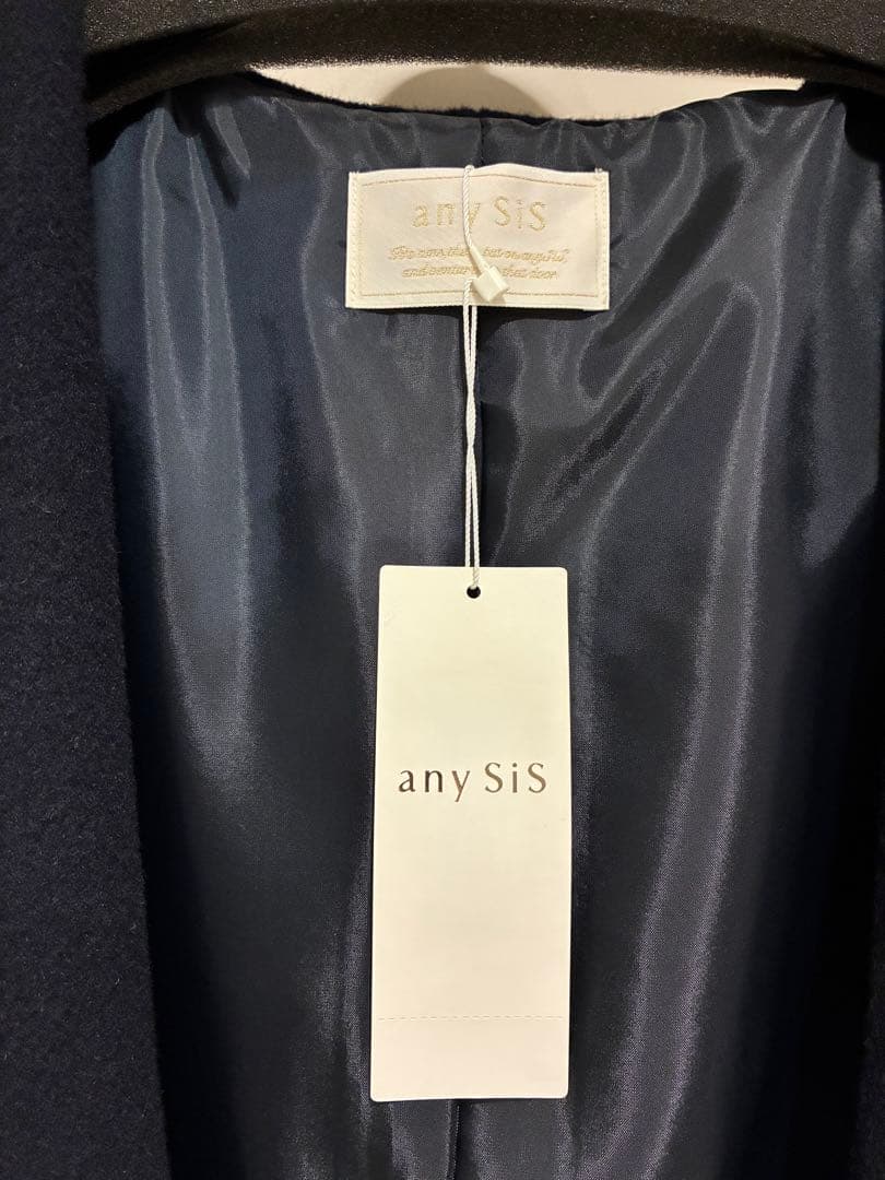 新品　anysis フード付き　ウール　コート