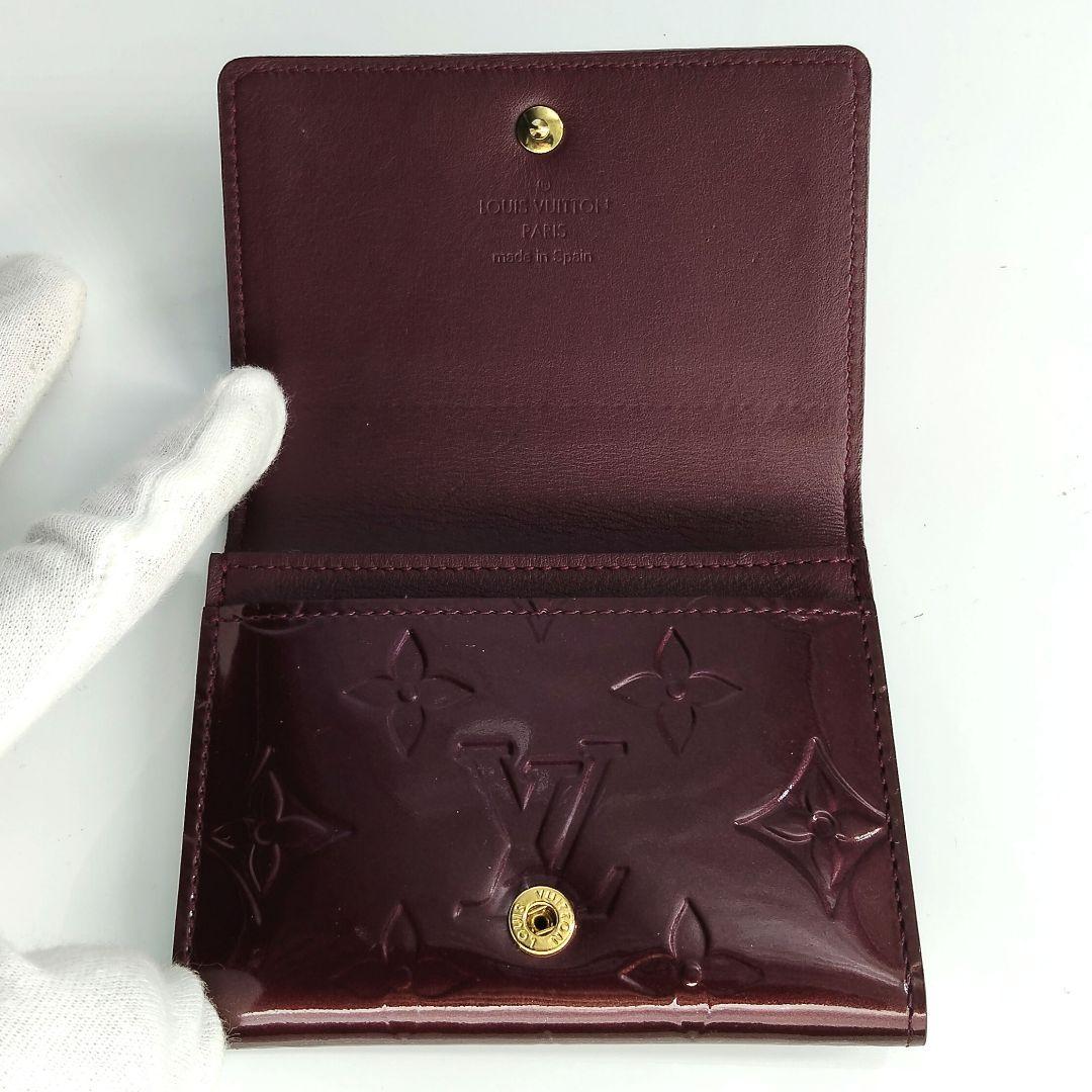 【極美品・箱付】LOUIS VUITTON ヴェルニ 名刺ケース　モノグラム