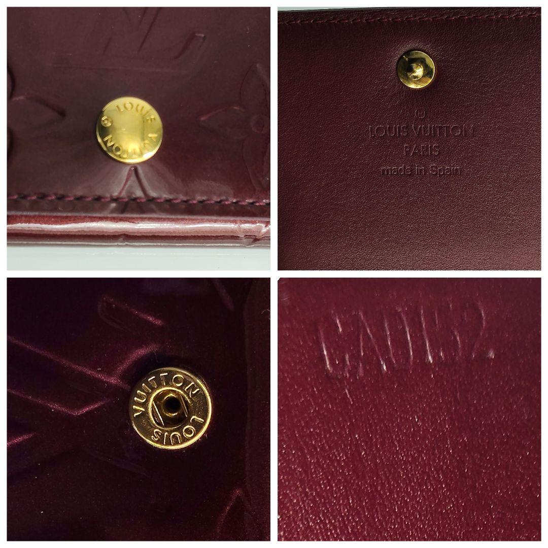 【極美品・箱付】LOUIS VUITTON ヴェルニ 名刺ケース　モノグラム