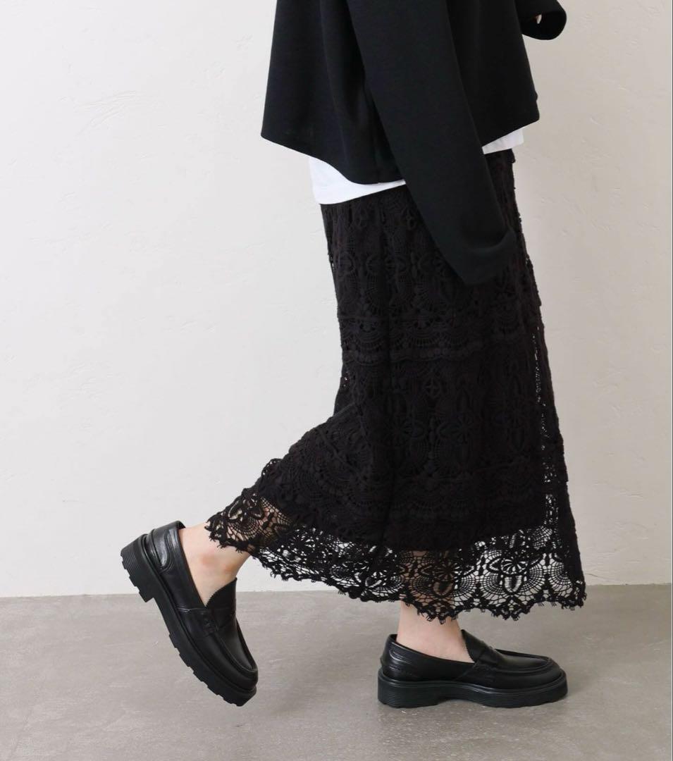 未使用品　ジャーナルスタンダードラックス　レースMIXスカート