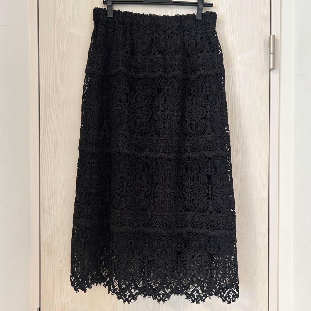 未使用品　ジャーナルスタンダードラックス　レースMIXスカート