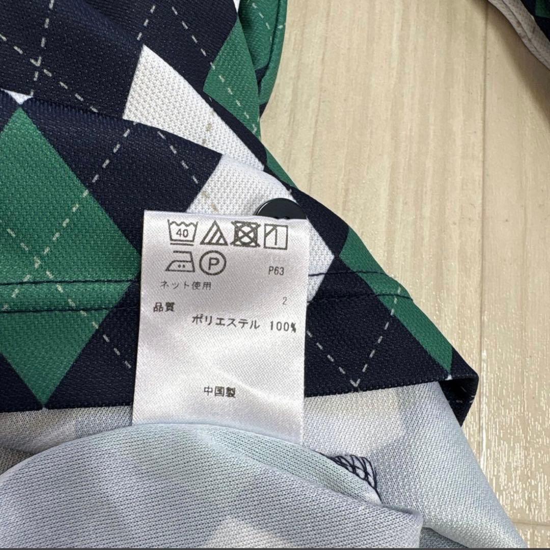 23区ゴルフ GOLF 長袖ポロシャツ アーガイル メンズ ゴルフウェア
