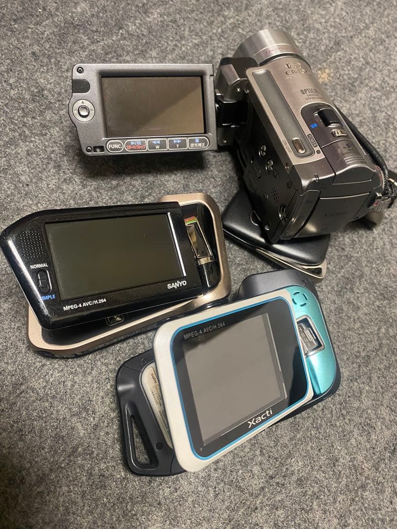 Canon IVISHF10 Sanyo HD800 Sanyo CA65セット