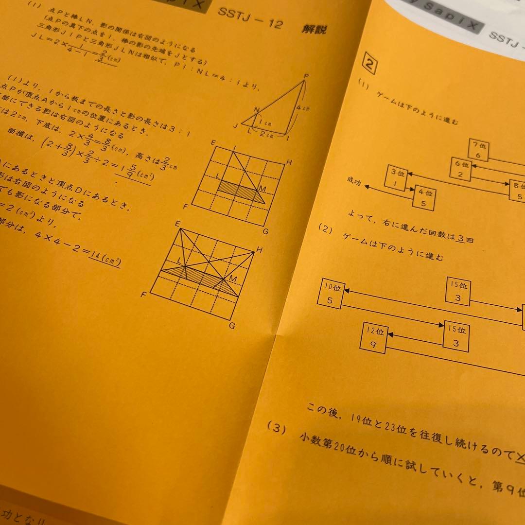 SS特訓 サンデーサピックス 志望校特訓 プリント SSTJ 2025 6年