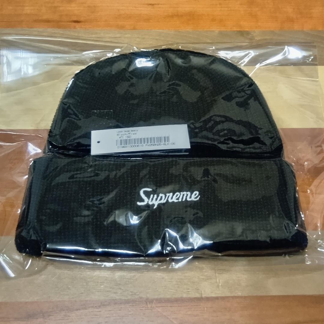 最終処分価格 Supreme Loose Gauge Beanie Black