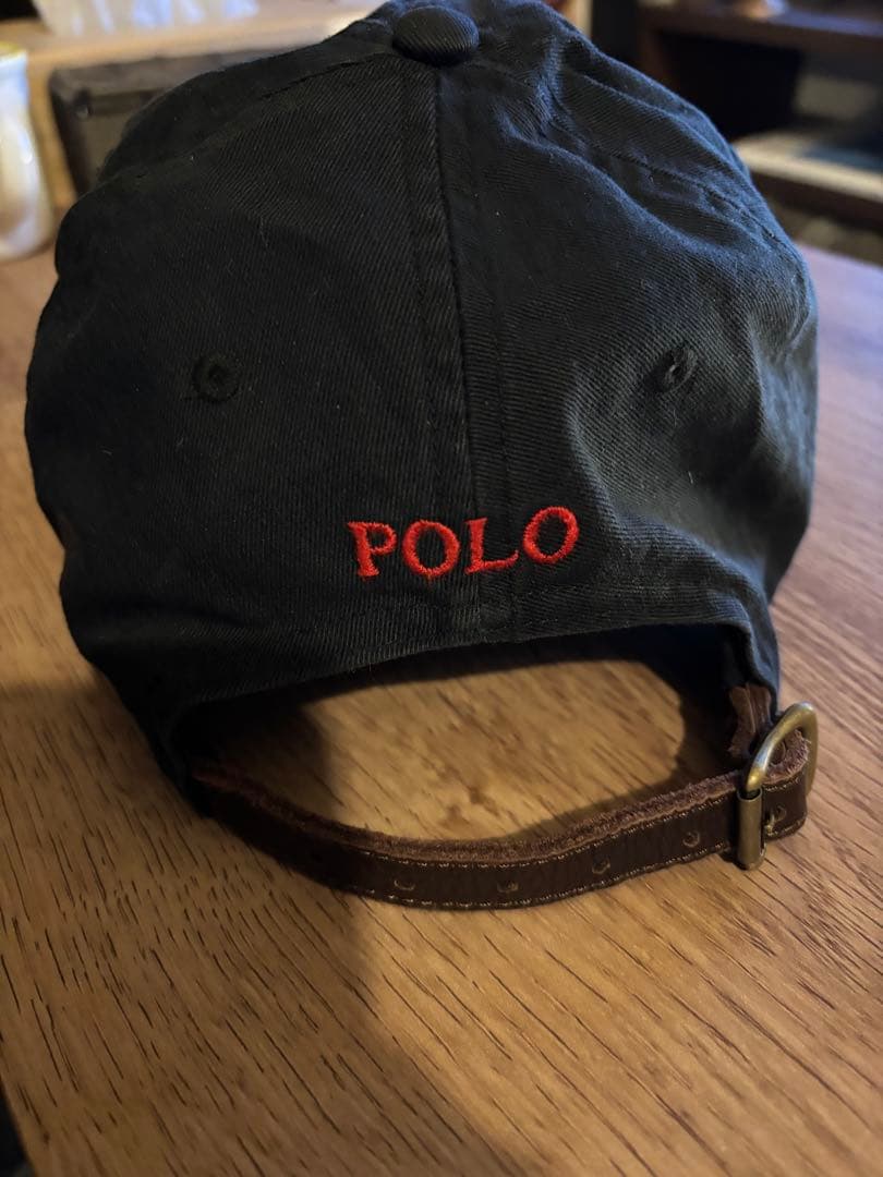 90s Polo by Ralph Lauren キャップ レザーストラップ