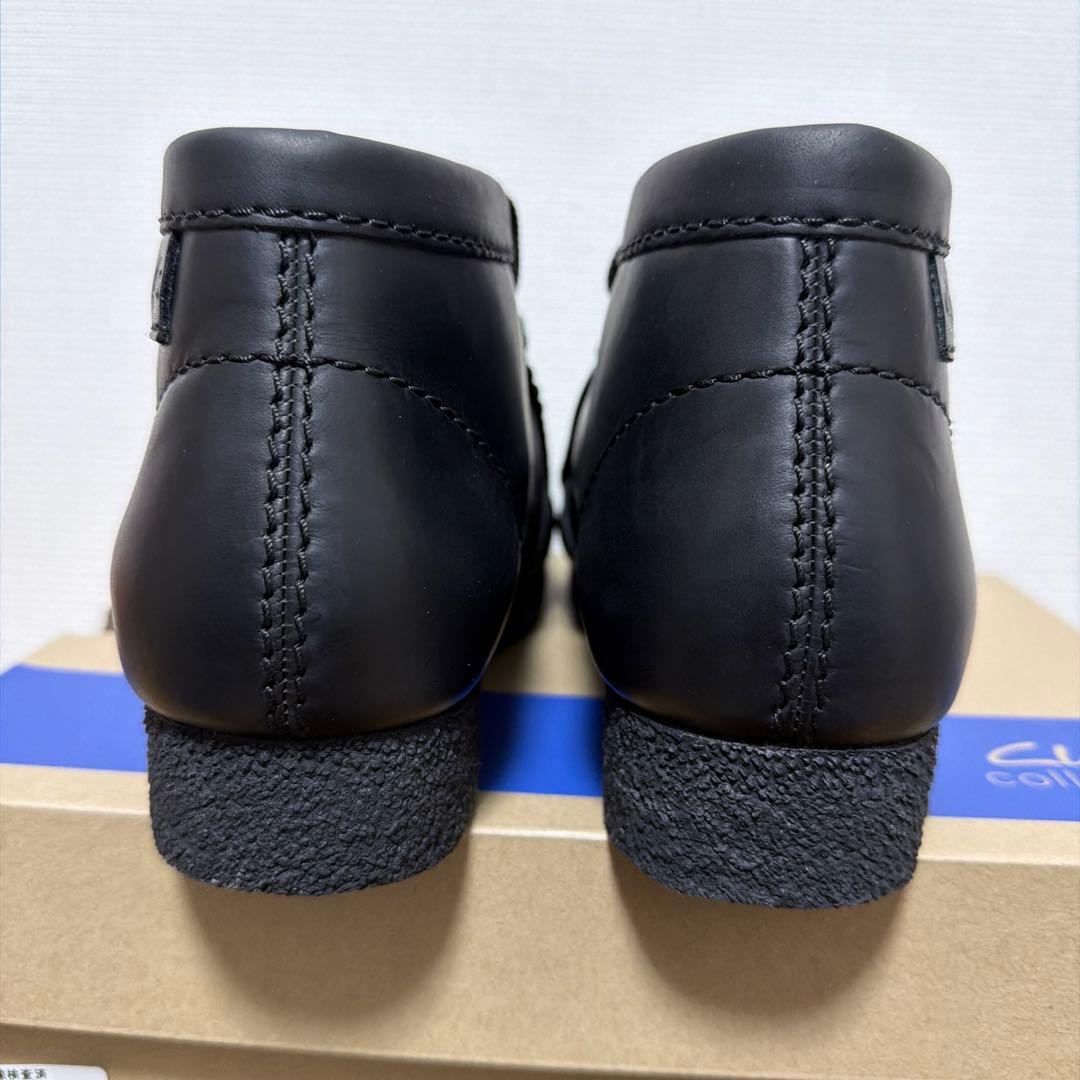 Clarks ワラビーブーツ ブラックレザー 26cm UK7.5 新品未使用