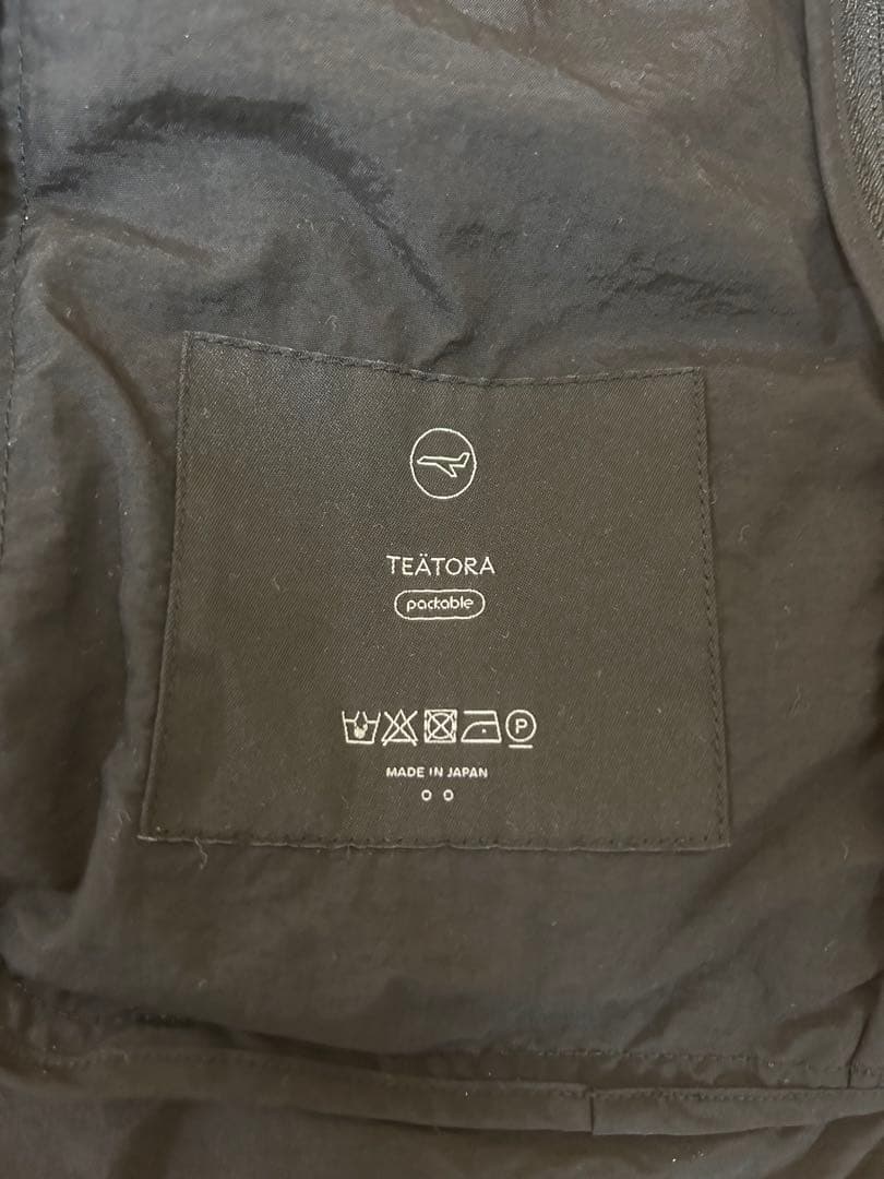ジャケット・アウター TEATORA WALLET JKT PACKABLE BLACK