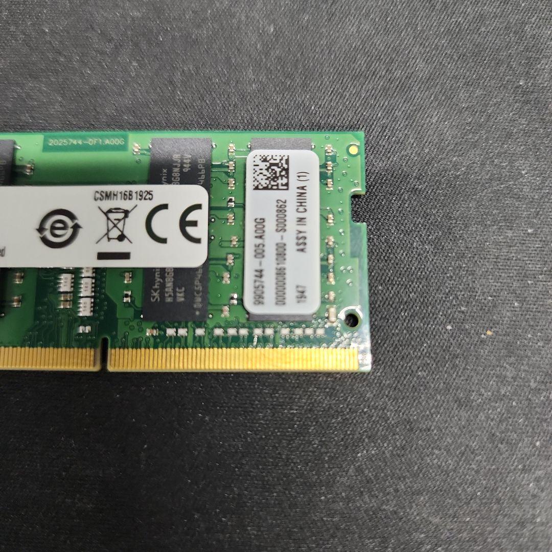 Kingston 16GB DDR4-2400 SO-DIMM １枚