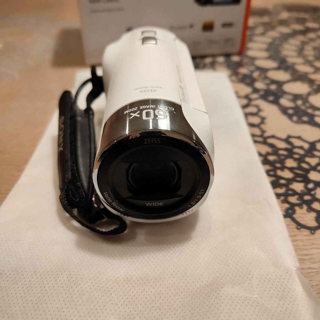 【箱付き超美品、早い者勝ち】Sony HDR-CX470 ホワイト ビデオカメラ