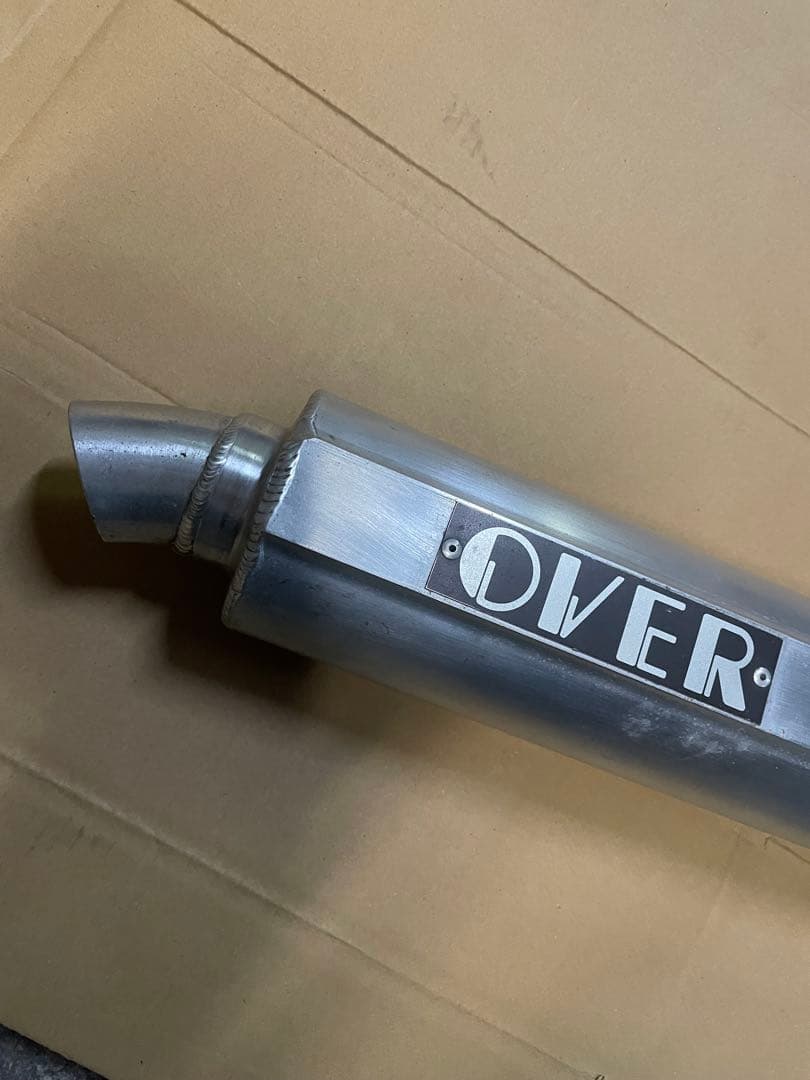 OVER レーシング　サイレンサー　当時物　汎用
