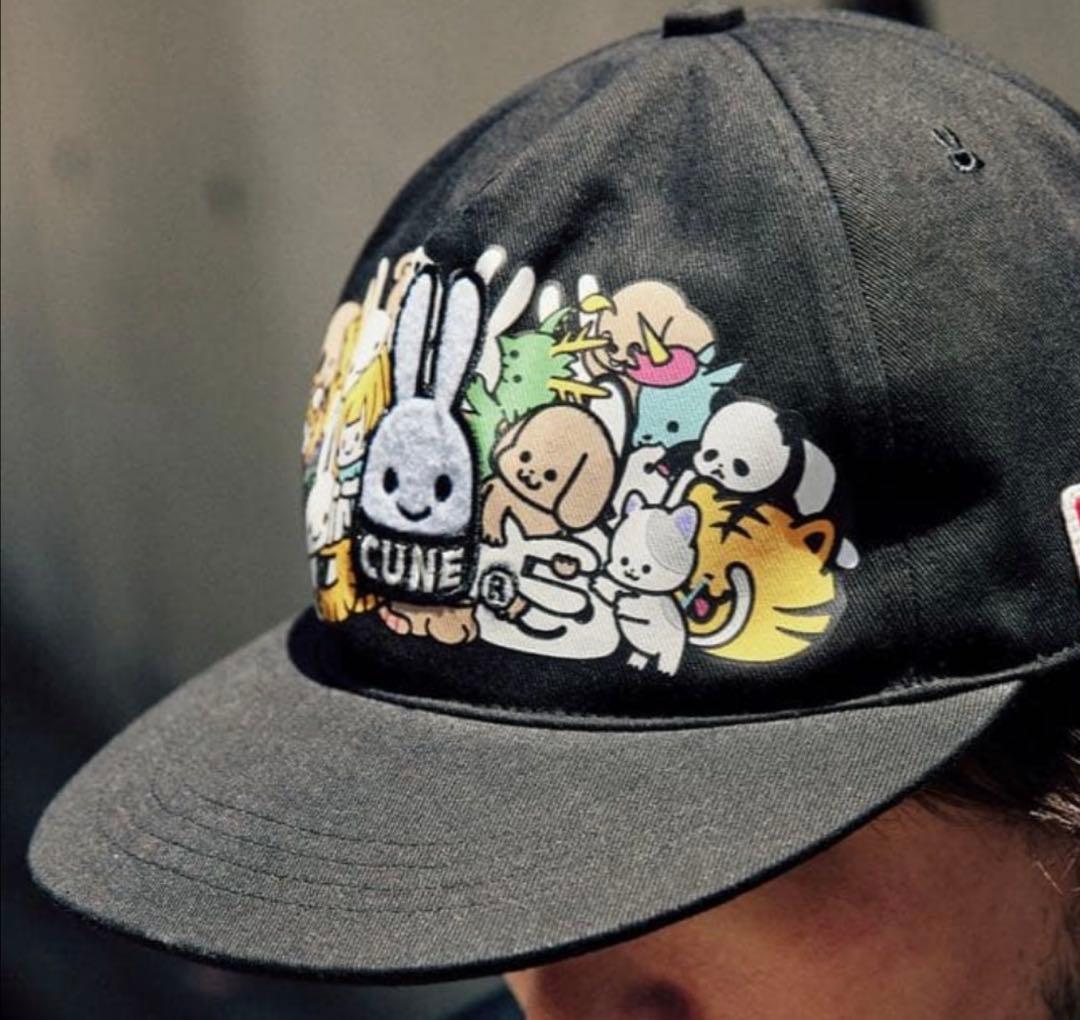 CUNE 　30th アニバーサリー　CAP 黒