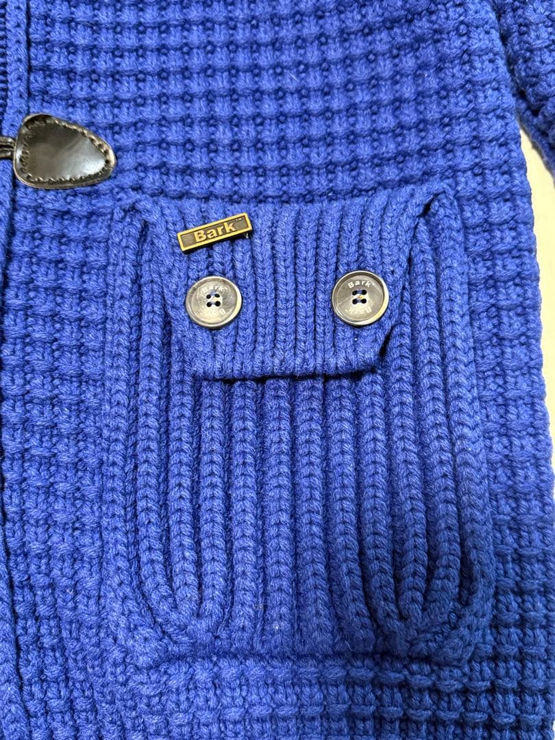 【美品】Barkニットダッフルコート　Sサイズ