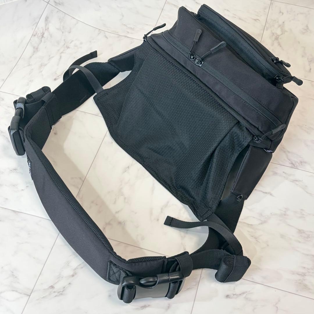 美品✨ POMULU ポムル ヒップシート ショルダーバッグ 2way ブラック