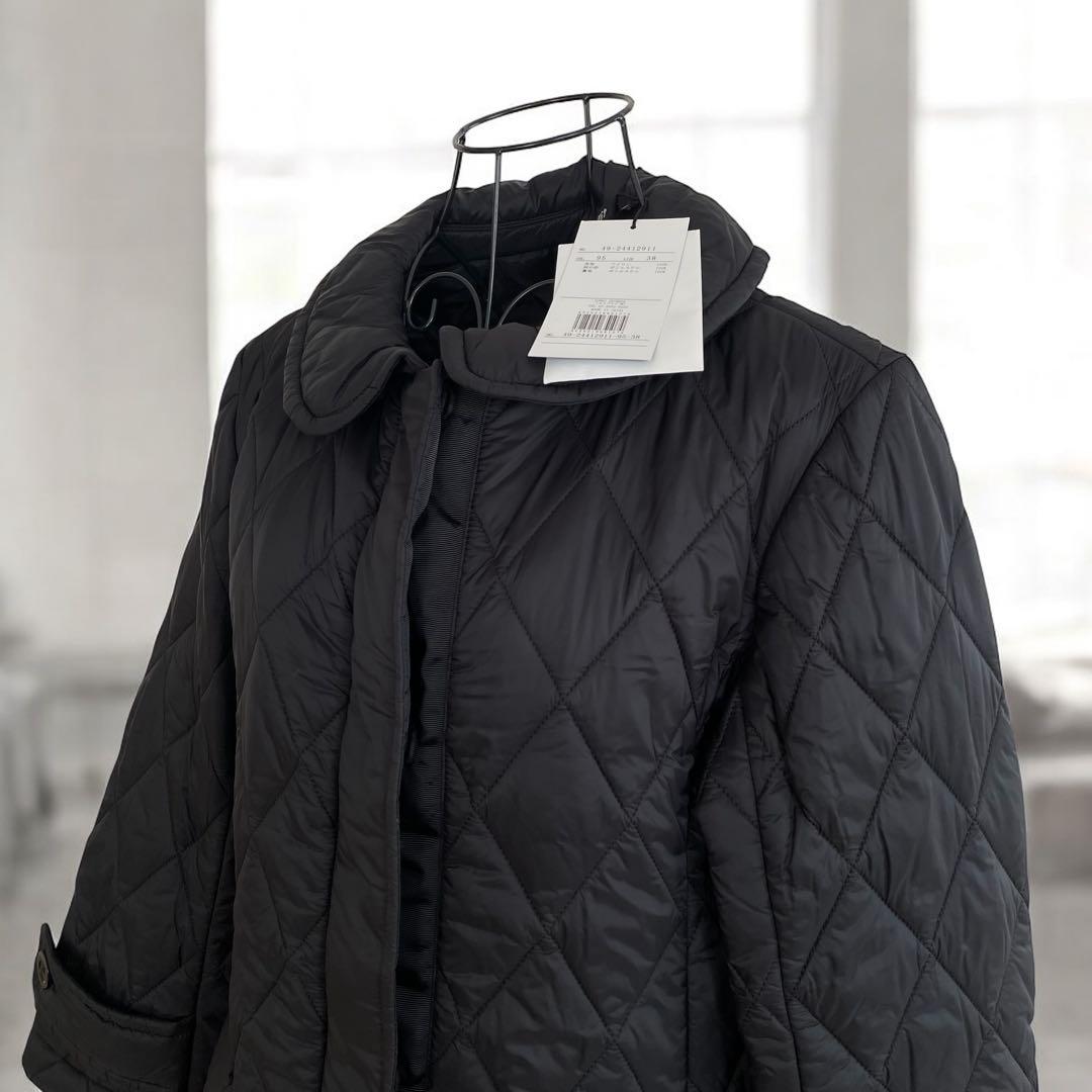 【新品】49AV junko shimada 38 キルティングコート黒アウター