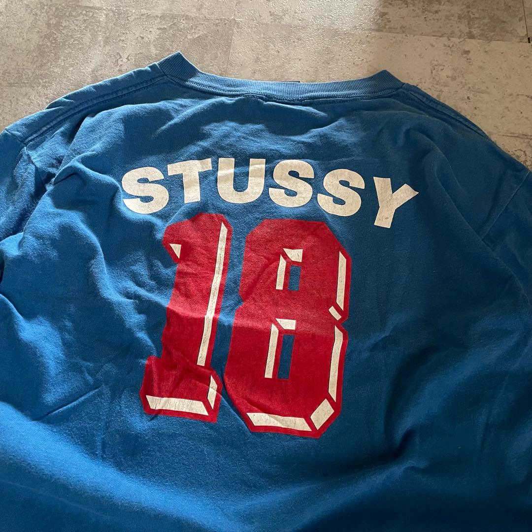 90s old stussy s/s tee usa製 18周年記念