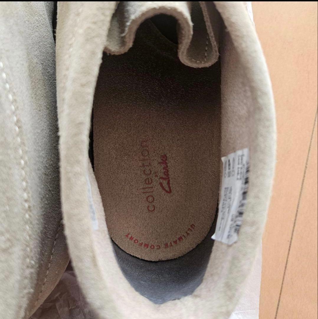Clarks ベージュ スエード