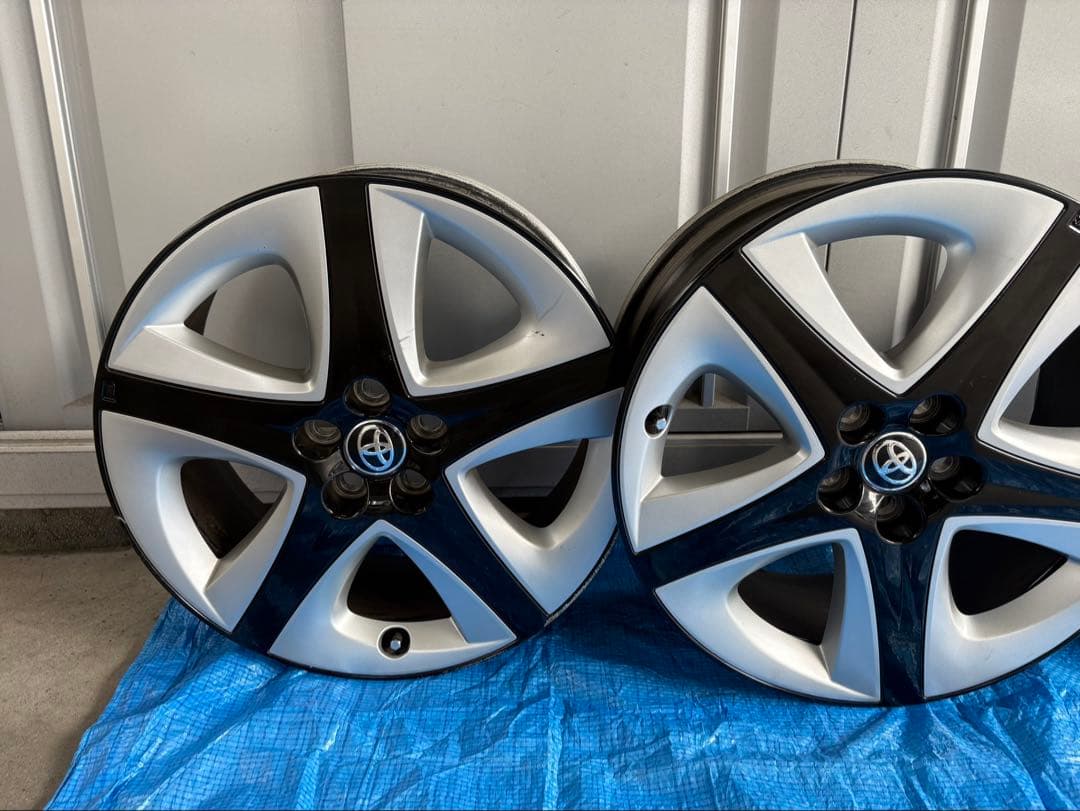 アフロトヨタ 純正 50プリウス 17インチ 7J+50 ホイールのみ