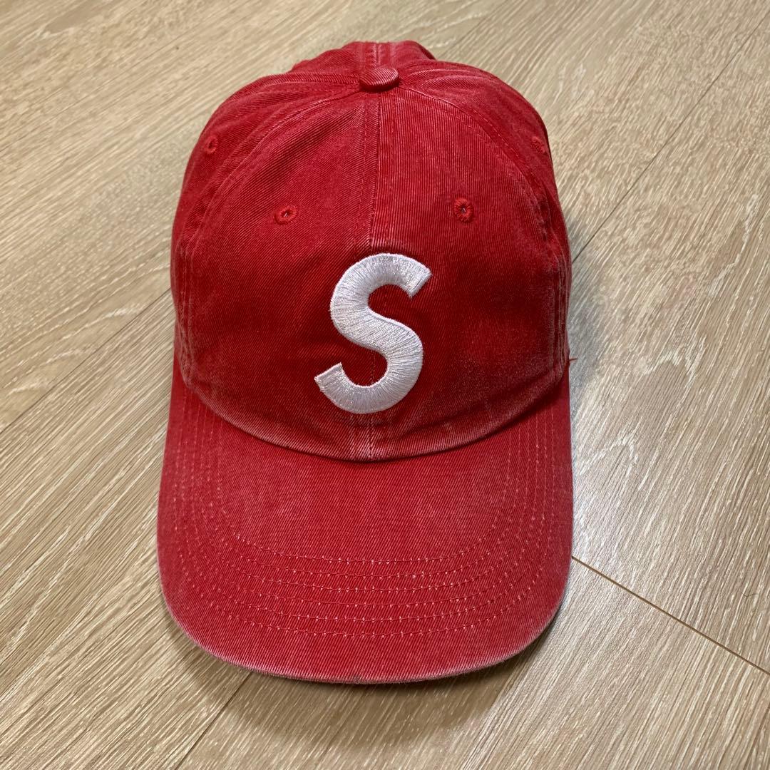 帽子 SUPREME Pigment Coated S Logo 6-Panel