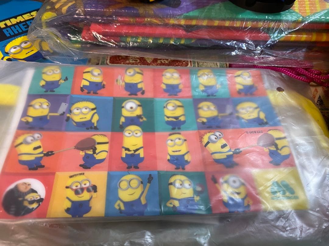 【ミニオンまとめ】 ポップコーンバケツ ドリンクホルダー レジャーシート グッズ