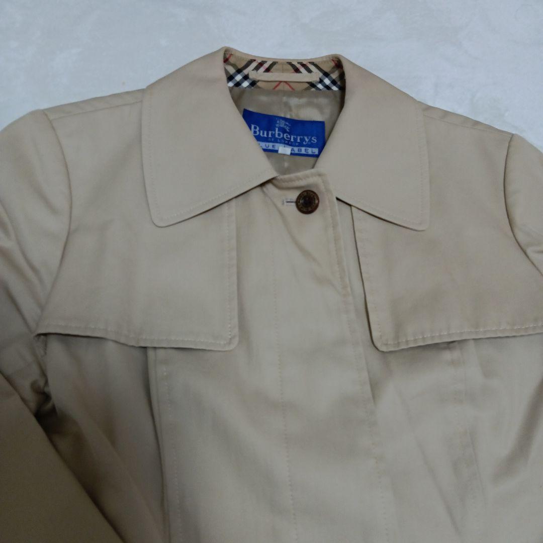 BURBERRY バーバリーブルーレーベル トレンチコート ノバチェック38