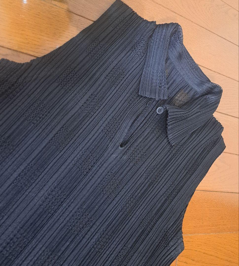 PLEATS PLEATS イッセイミヤケ 黒ワンピース サイズ５
