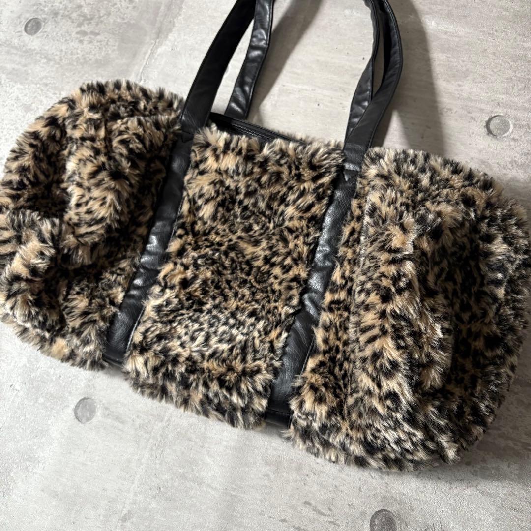 バッグ 00s GLAD NEWS leopard far bostonbag y2k