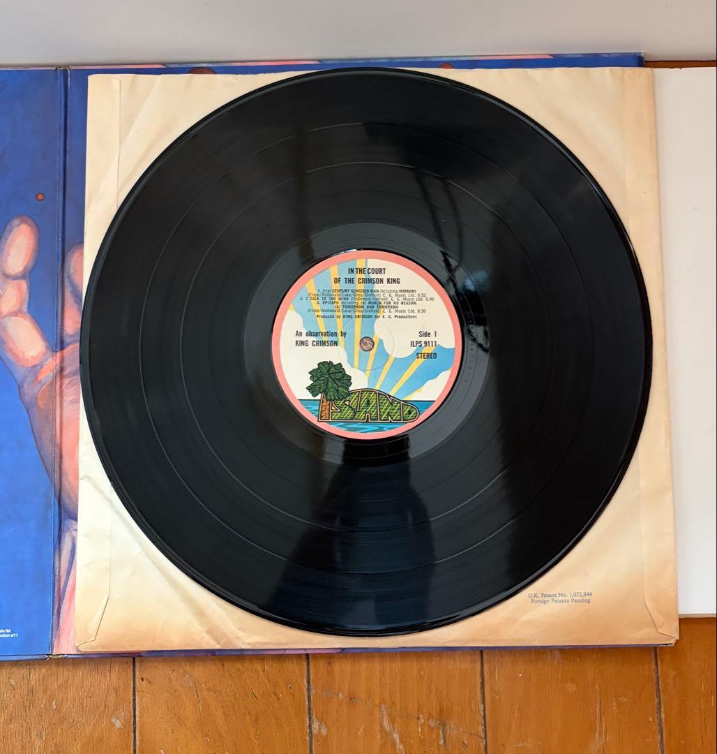 King Crimson ILPS9111 LP レコード UK盤