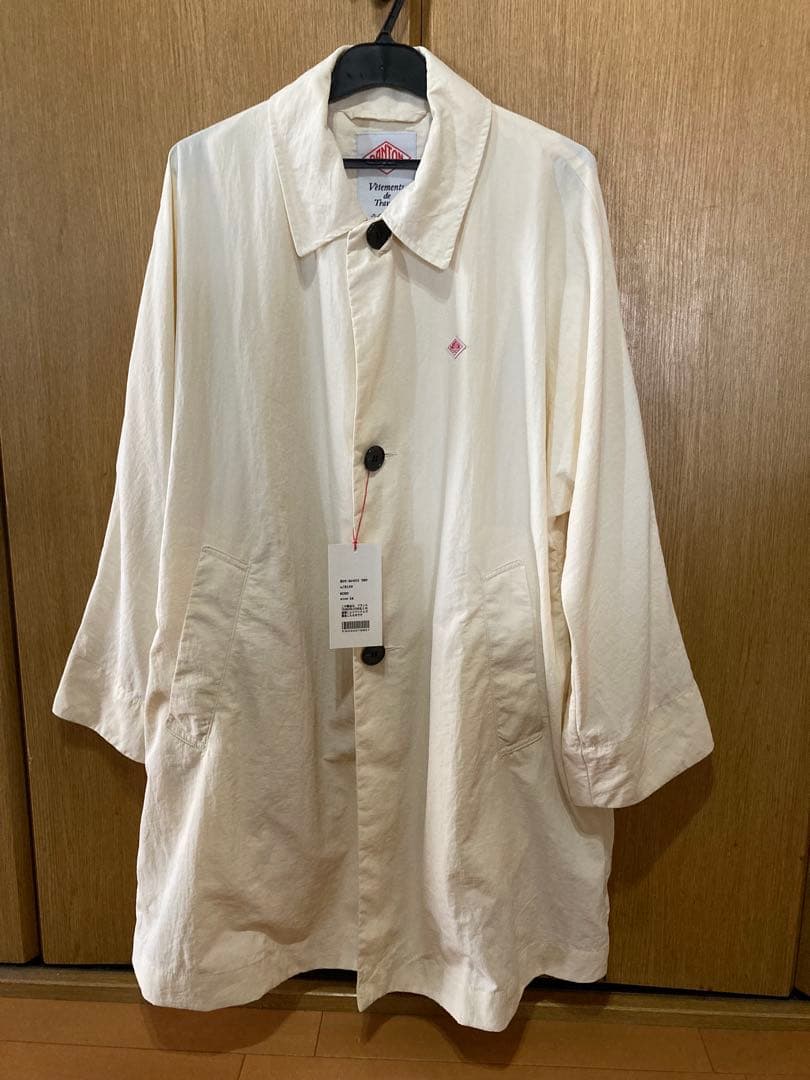 新品❗️DANTON ダントン ナイロンオックス ステンカラー コート34春色