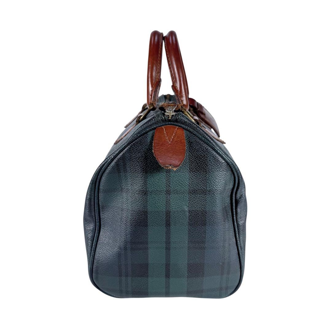 【美品】RALPH LAUREN ラルフローレン　チェック　ミニボストンバッグ