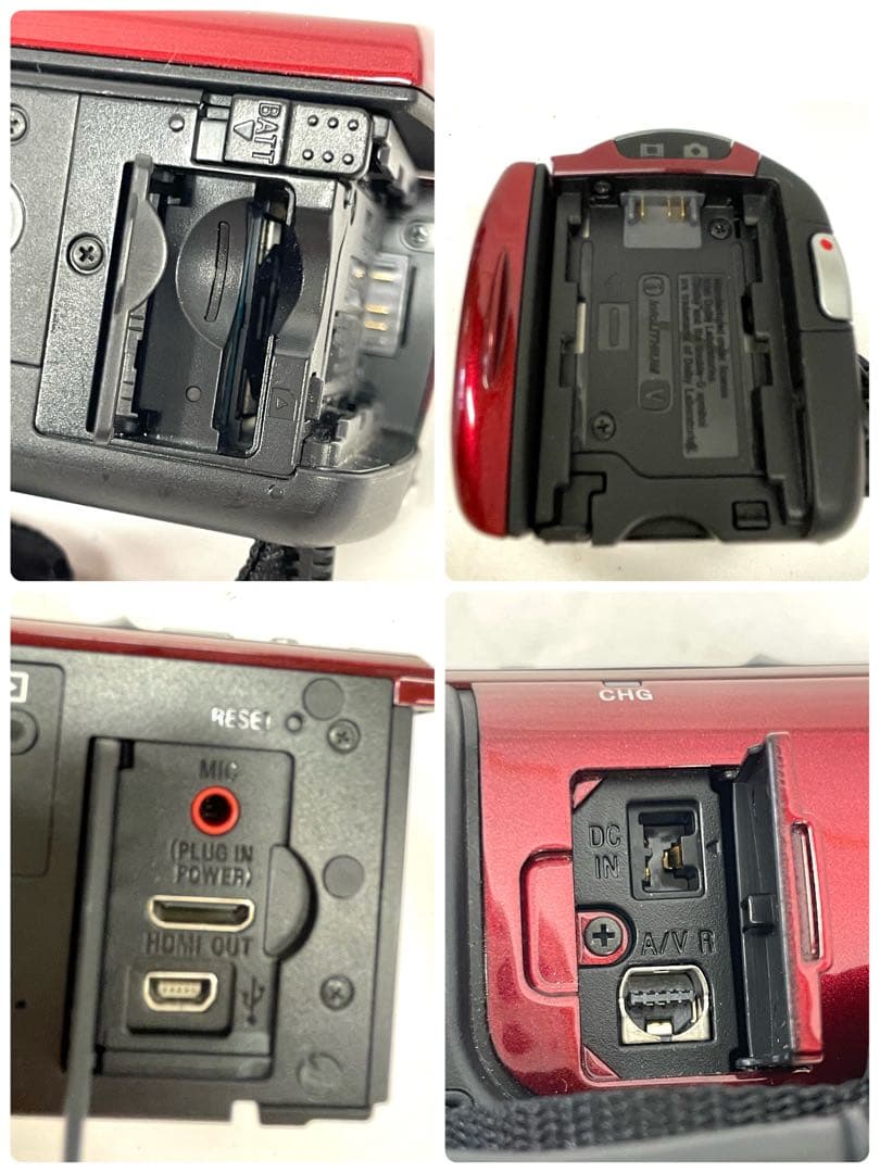 SONY ソニー HANDYCAM ハンディカム HDR-CX180 レッド